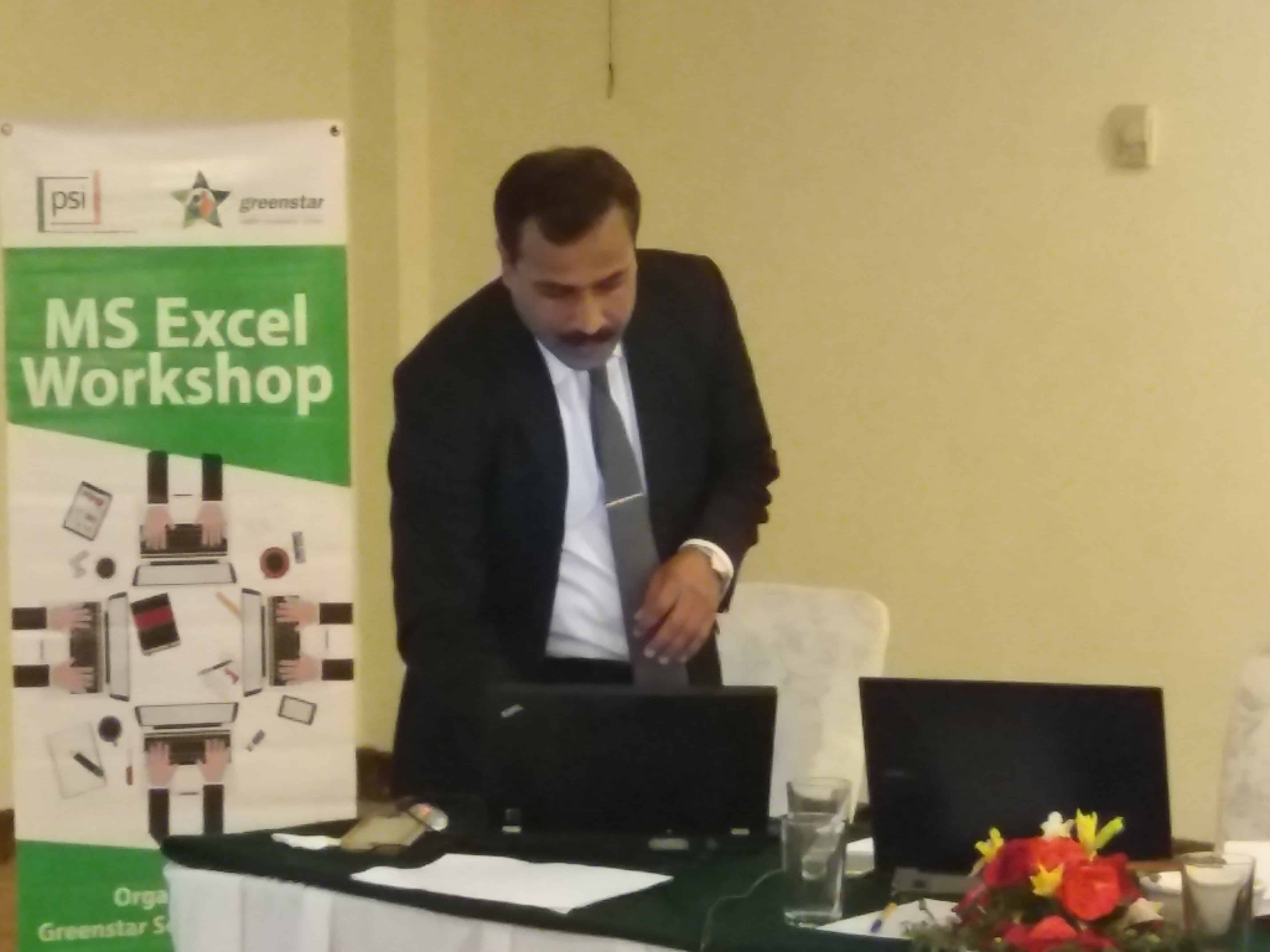 Excel with Green Star at Islamabad