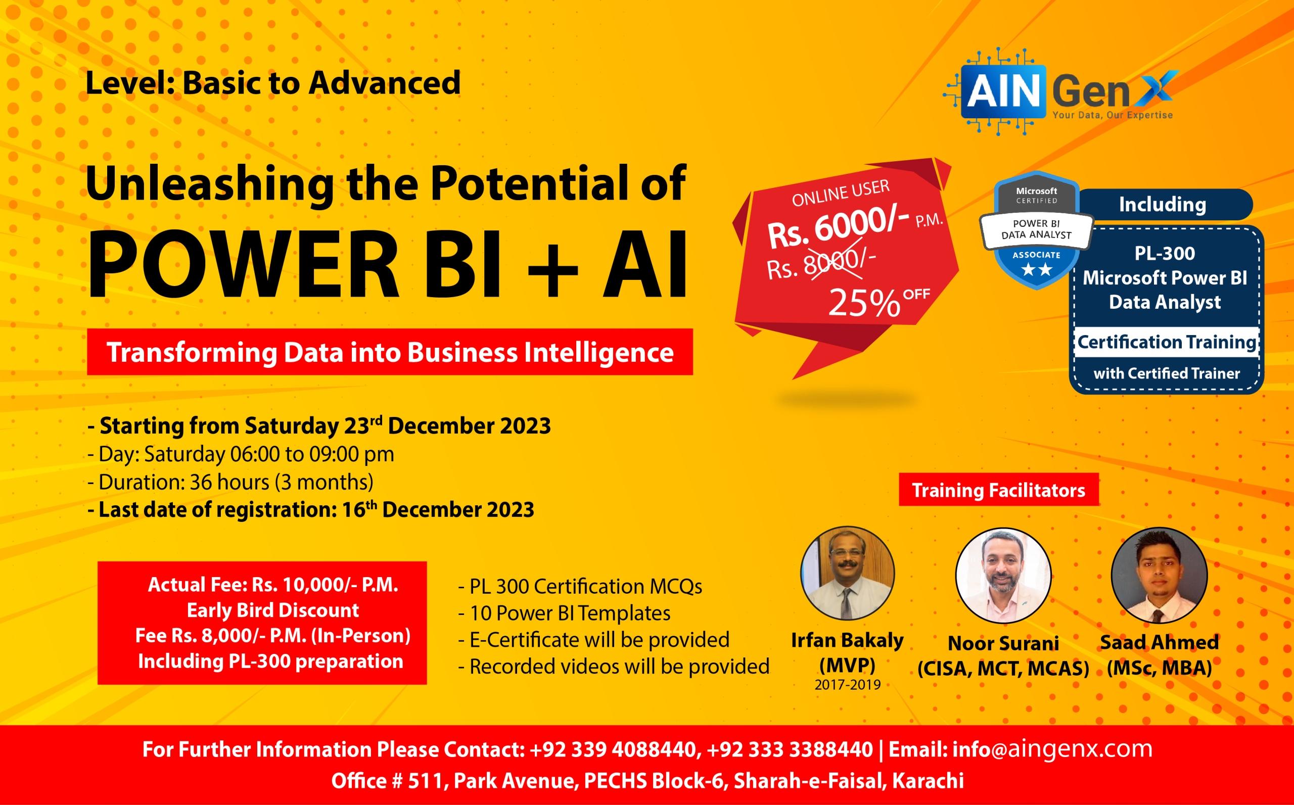 Unleashing the Potential of Power BI with AI + PL 300