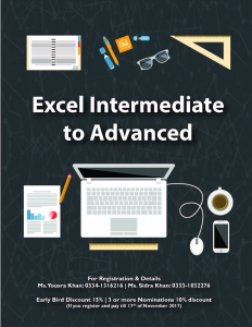 Excel Intermediate to Advanced