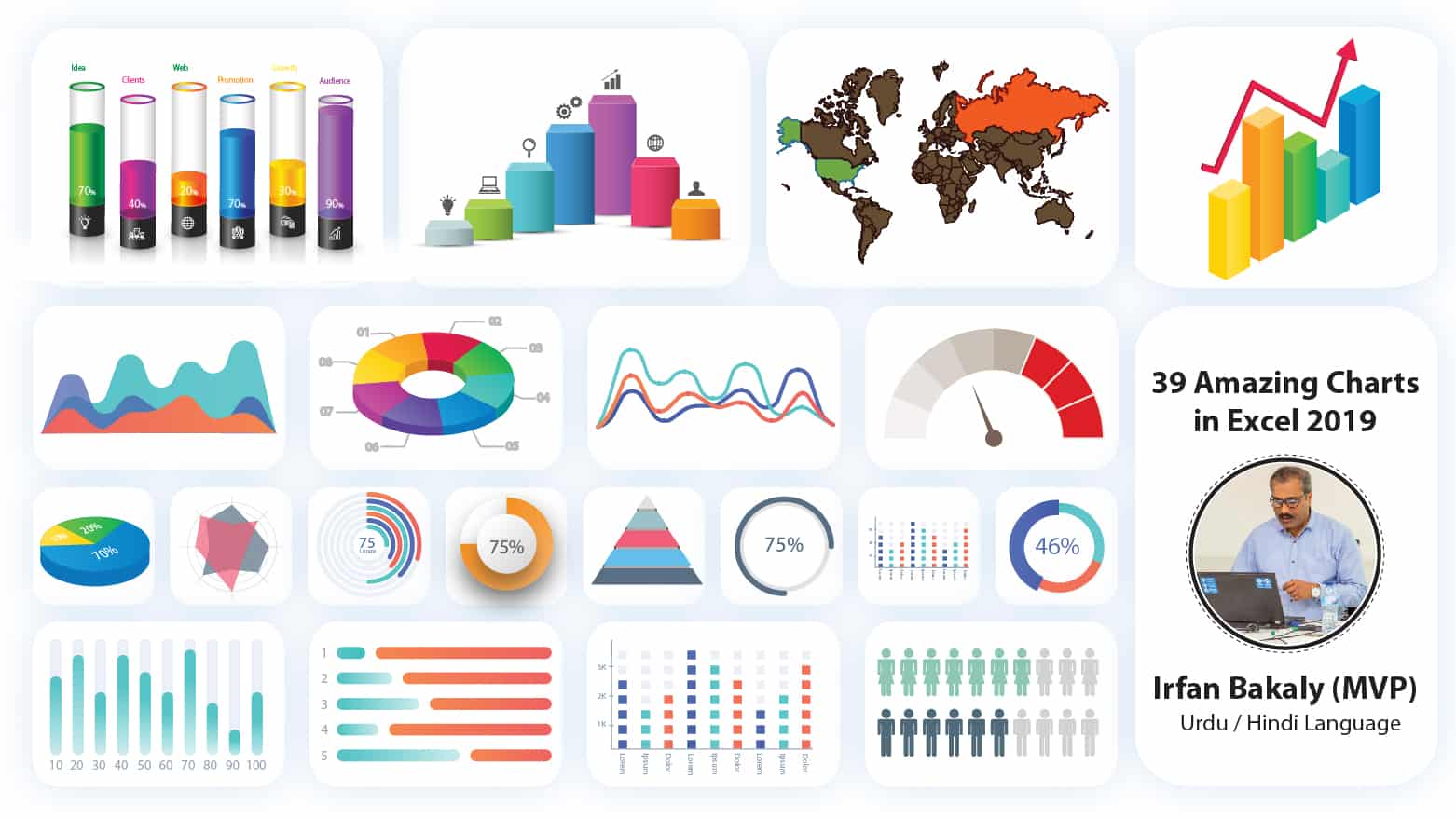 39 Amazing Charts in Excel