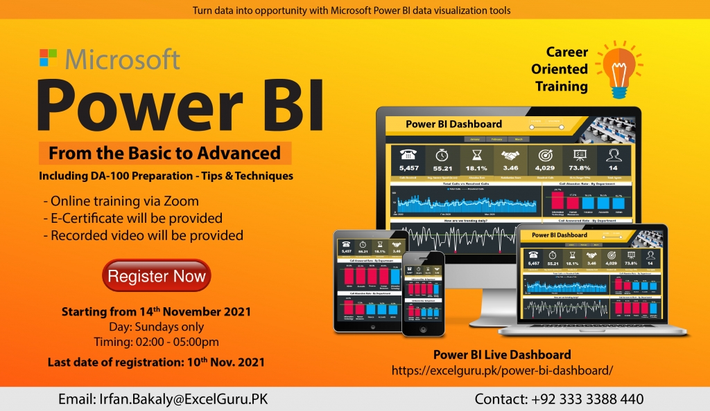 Power BI Training Nov-Dec 2021